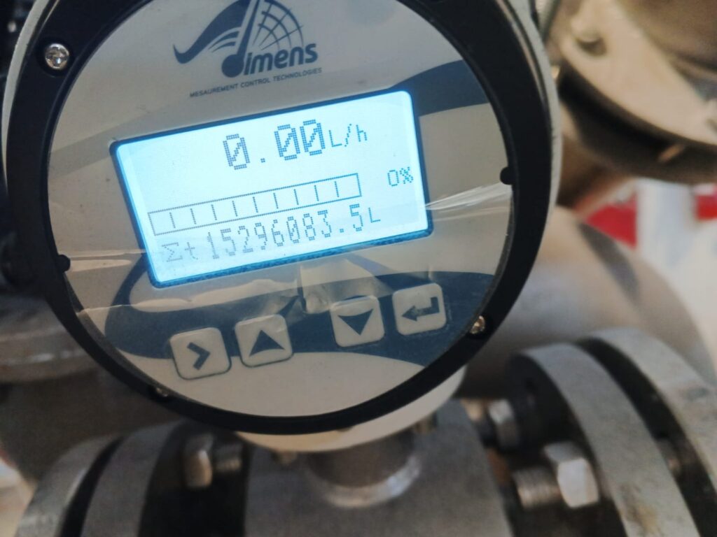 digital water meter reading